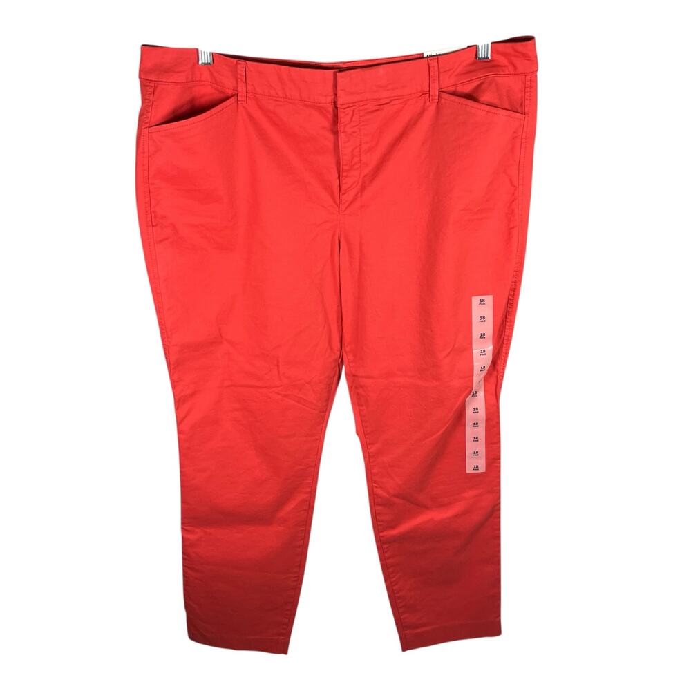 Old Navy Red Straight Leg Pants